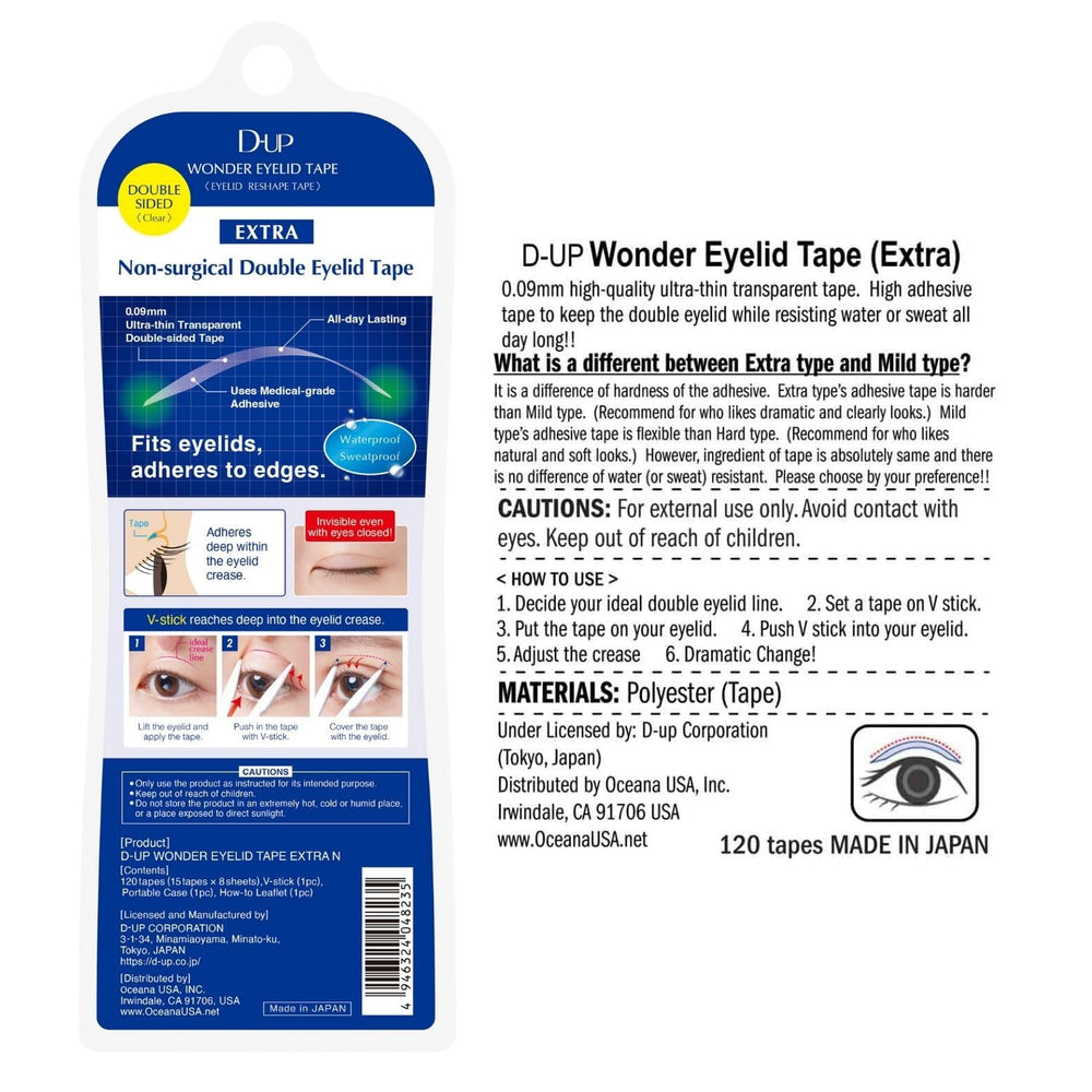 D-UP Compact 120-piece pack keeps spare strips on hand