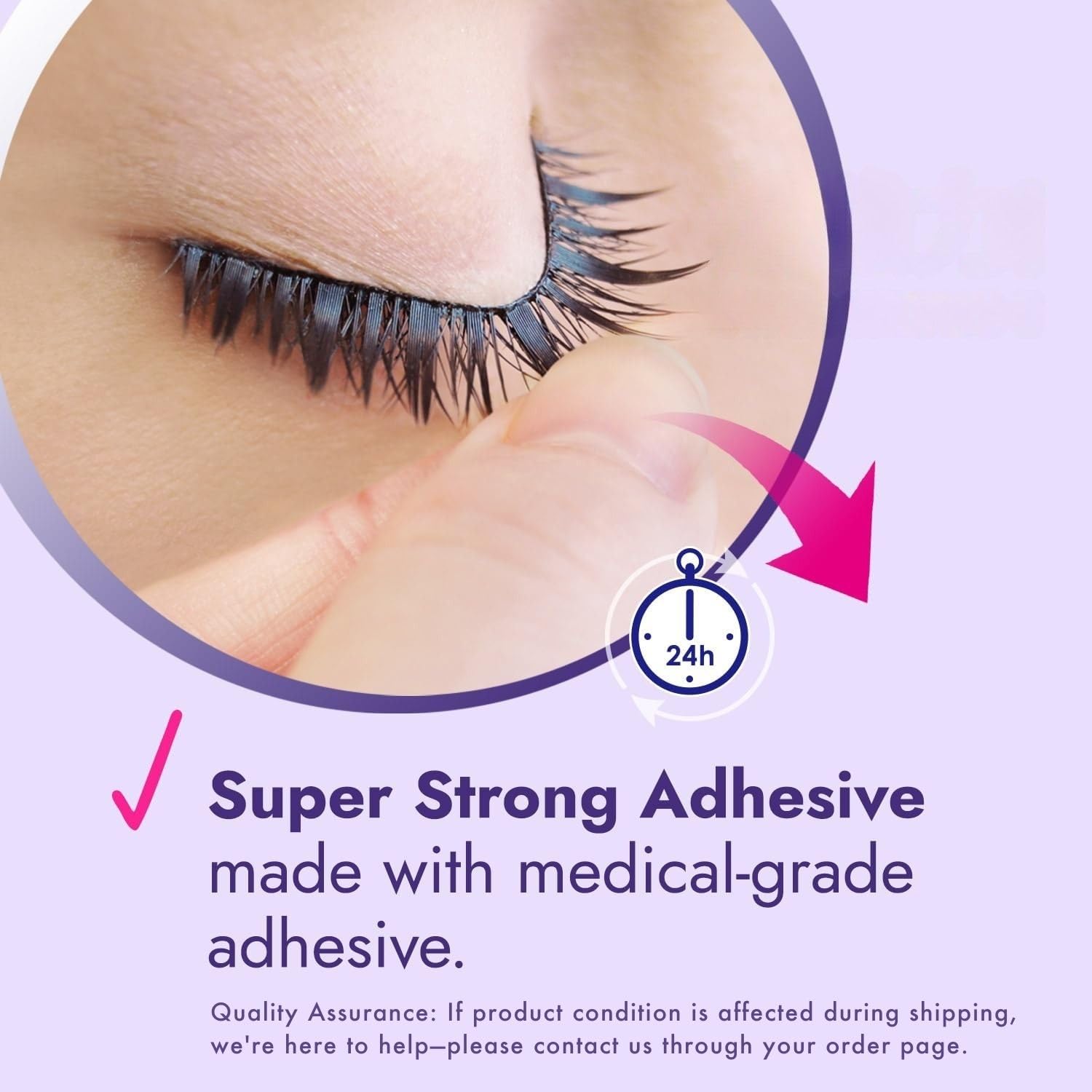 D-UP EX 552 quick-dry formula supports precise application during busy lash routines.