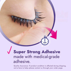 D-UP EX 552 quick-dry formula supports precise application during busy lash routines.