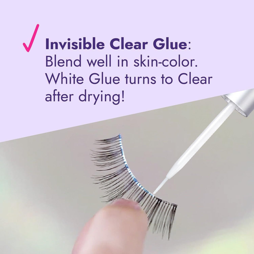 D-UP EX 552 waterproof hold keeps lashes secure through workouts and weather.