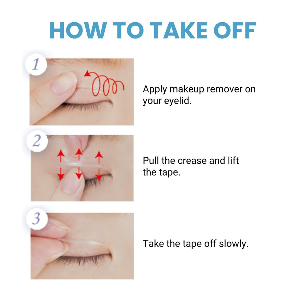 D-UP Makeup-friendly tape stays hidden under makeup all day