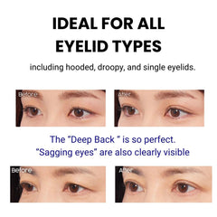 D-UP Strong adhesive double eyelid tape for oily lids maintains hold