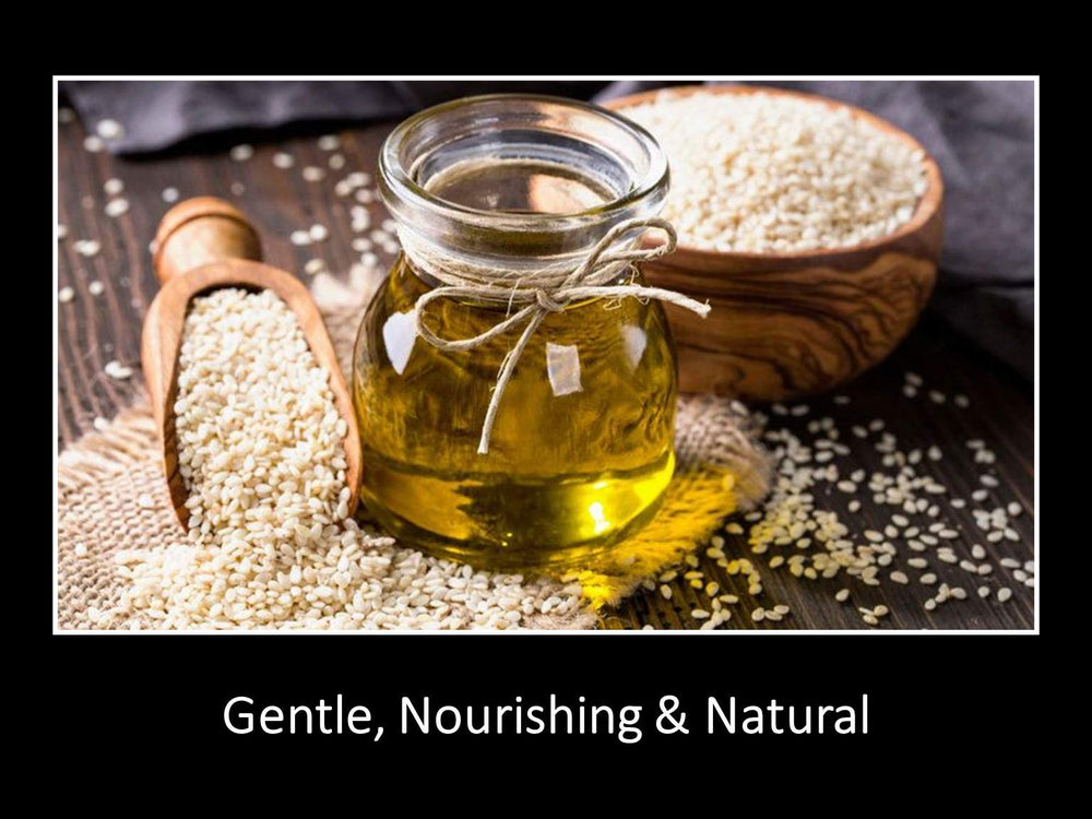 DAANA gotero de aceite de sésamo para masaje facial y corporal.