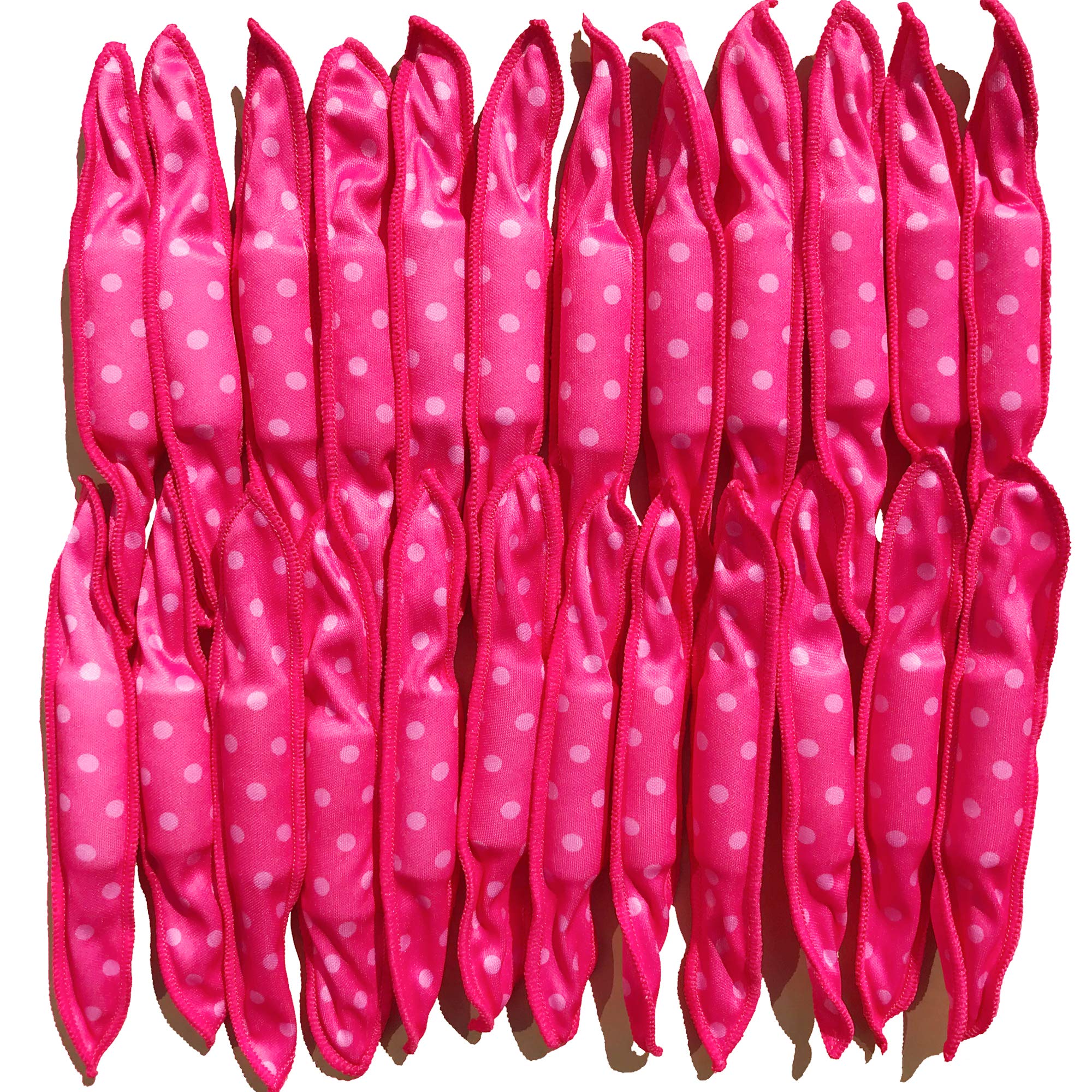 Dababell 40 soft heatless curlers for overnight pillow styling.
