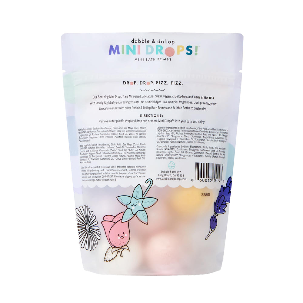 Dabble and Dollop resealable pouches preserve scent and freshness.