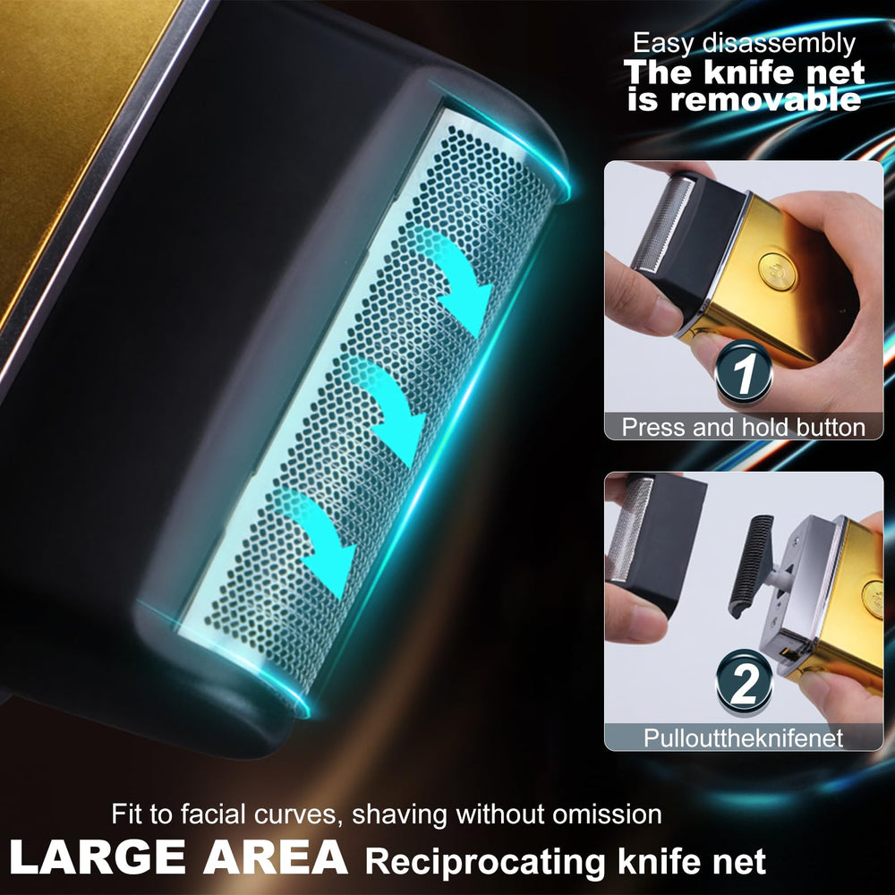 Dabetechts stainless steel blades deliver gentle, skin-friendly trims.