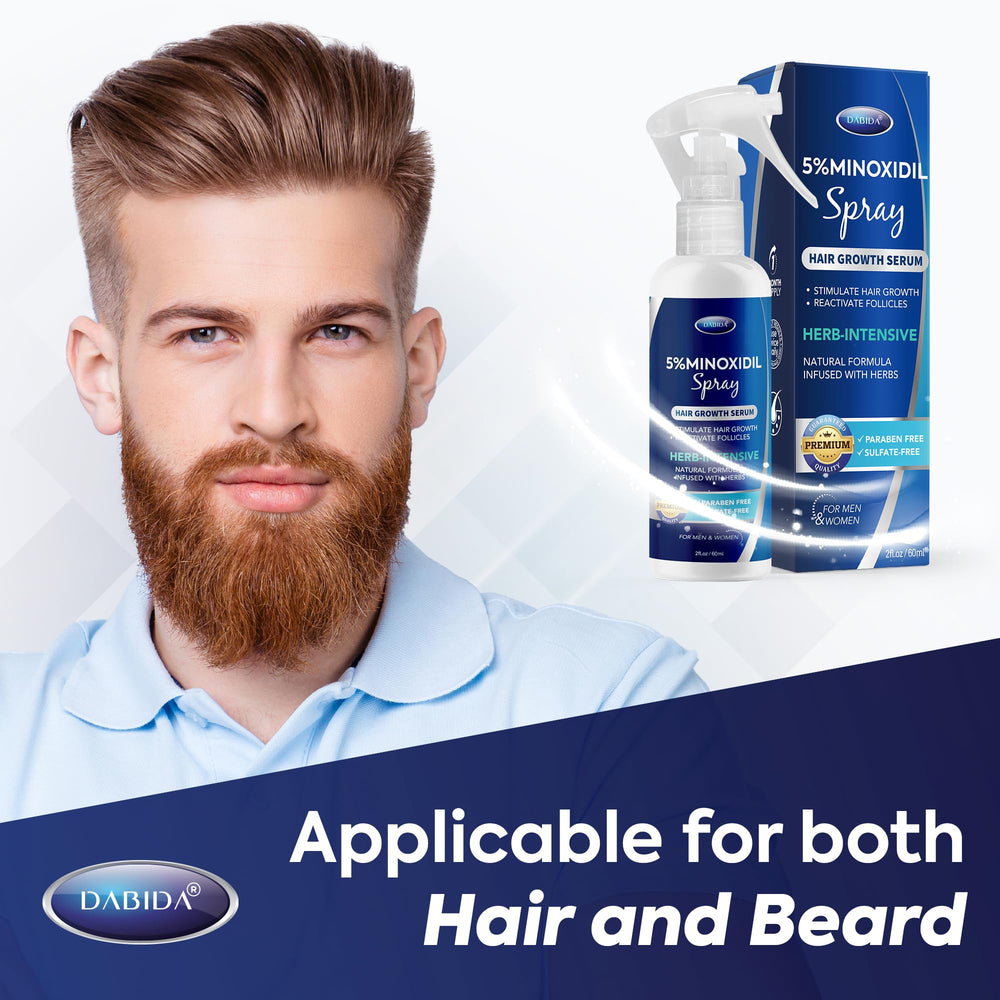 DABIDA Minoxidil spray aplicación controlada para resultados consistentes