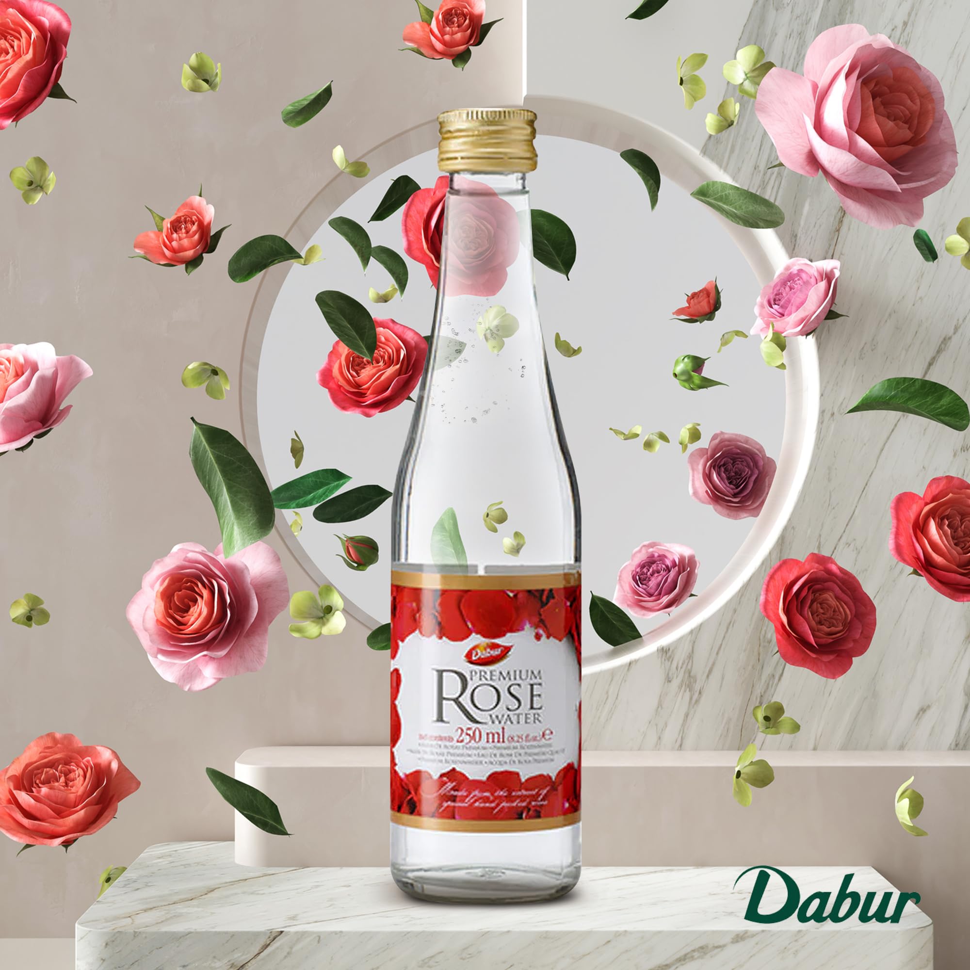 Dabur Agua de Rosas, calma aromática para el hogar y la mente.