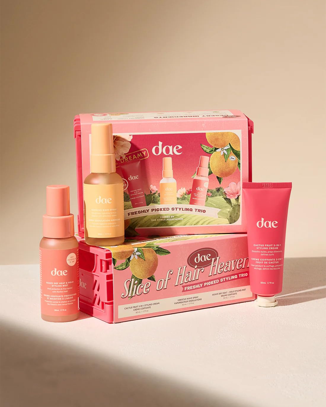 DAE Hair 3-In-1 Styling Cream bottle pour for smooth, sleek styling