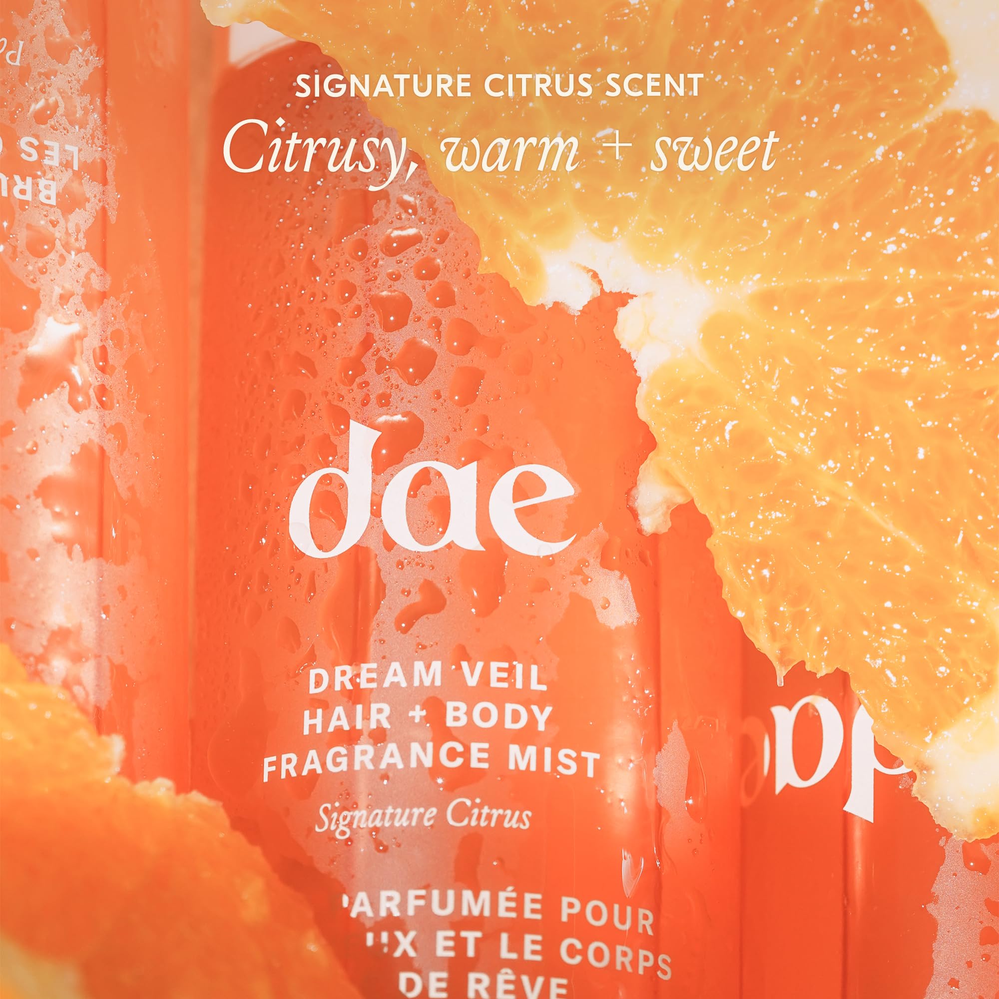 DAE Signature Citrus mist spritz delivers a light lasting scent