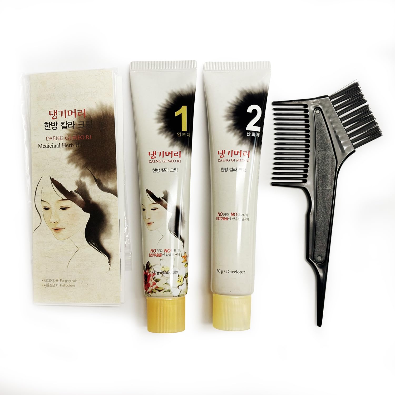 Daeng Gi Meo Ri bottle featuring high-keratin formula for stronger hair.