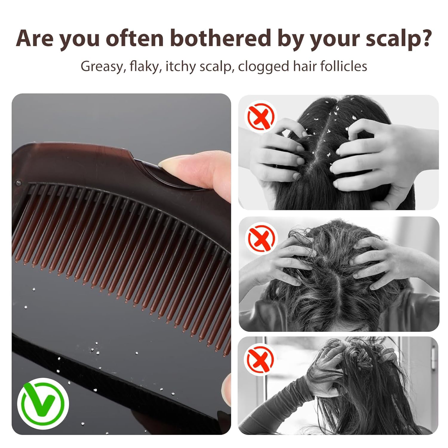 Dafeng Lice Comb Multifunctional Hairbrush for women men kids