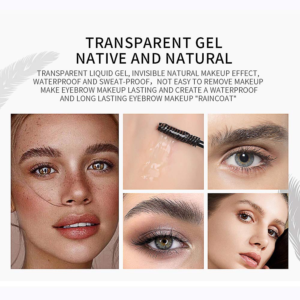 DAGEDA waterproof brow gel delivers long-lasting hold in workouts.
