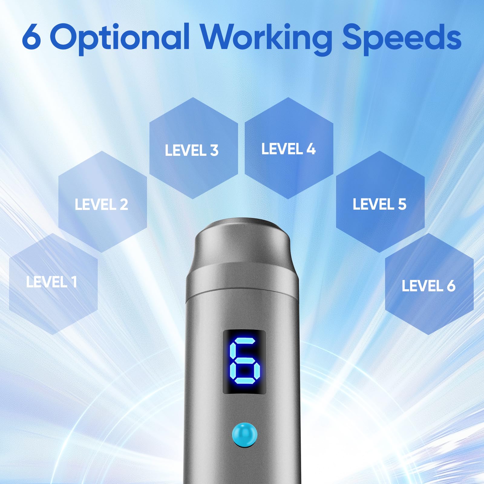 DAHOZE microneedling stamp pen portable design ideal for travel-friendly routines.