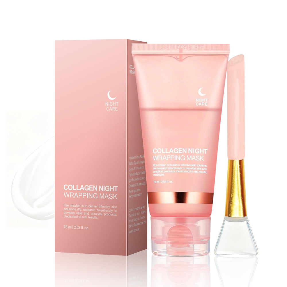 DaiLaiFu mascarilla nocturna con aplicador, hidratación intensiva al despertar