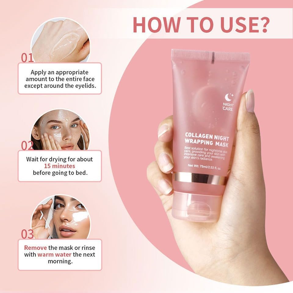 Rostro revitalizado al despertar con DaiLaiFu cuidado nocturno