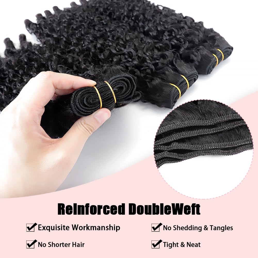 Daikemei Burmese curly bundles 20-inch spiral end detail for full, long-lasting fullness.