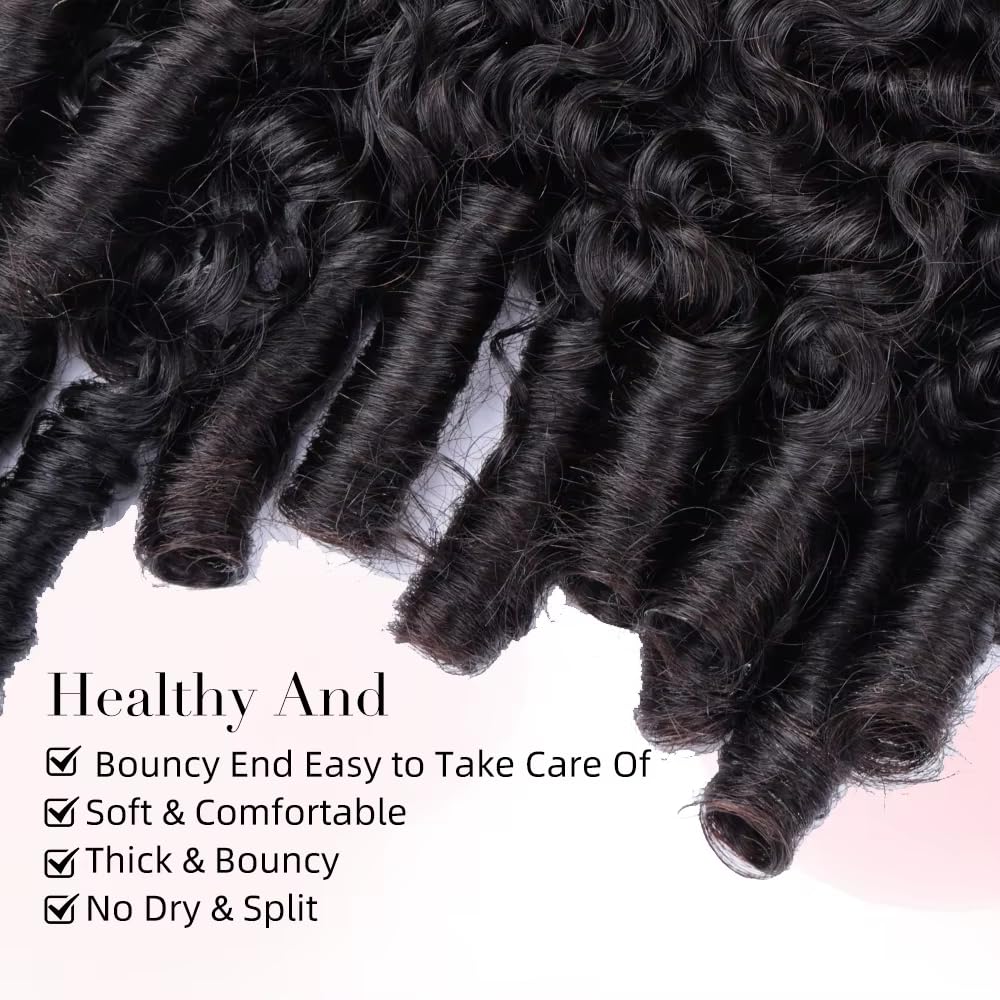Daikemei Burmese curly bundles natural black color blends with many shades.