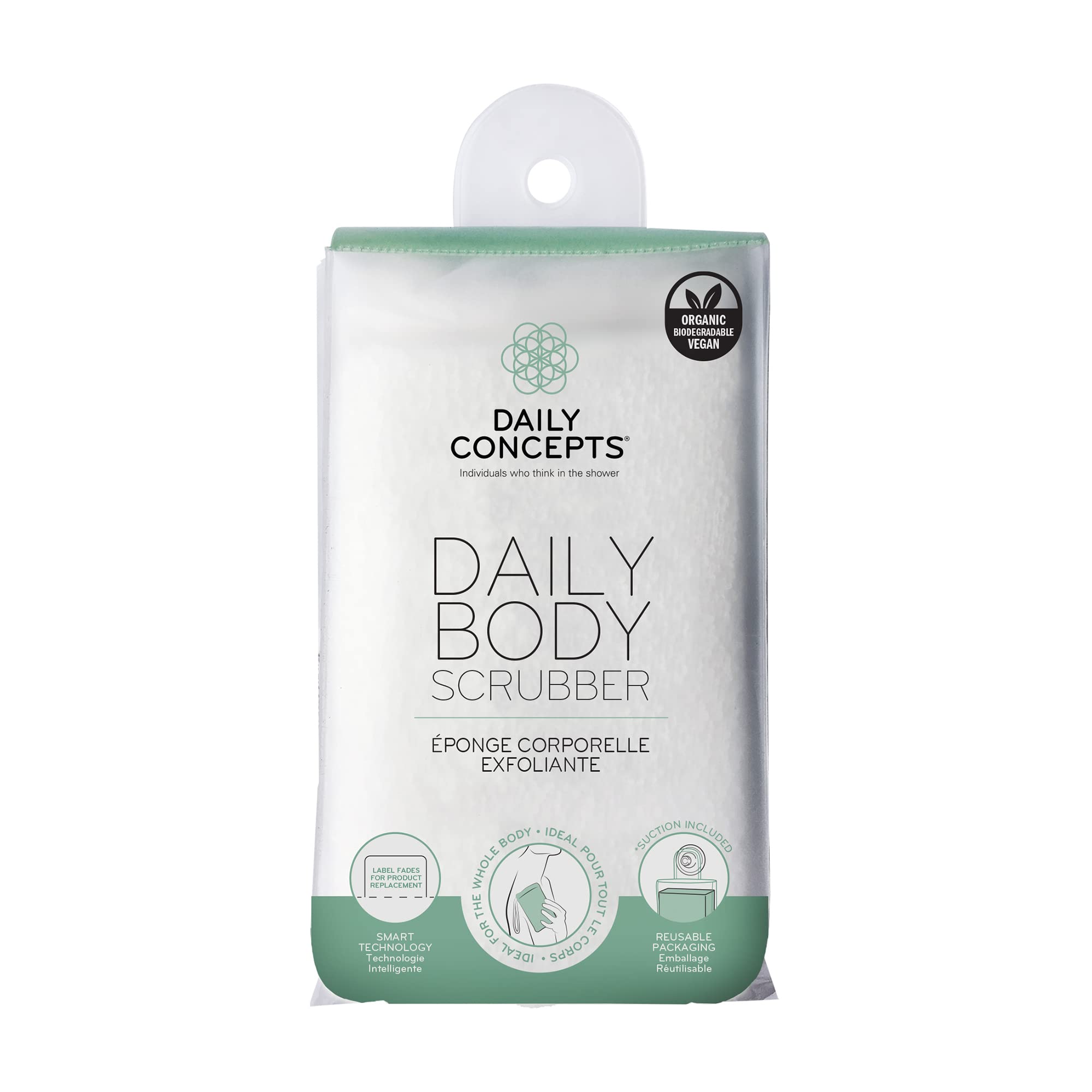 Daily Concepts exfoliante corporal espuma cremosa para limpieza suave y refrescante