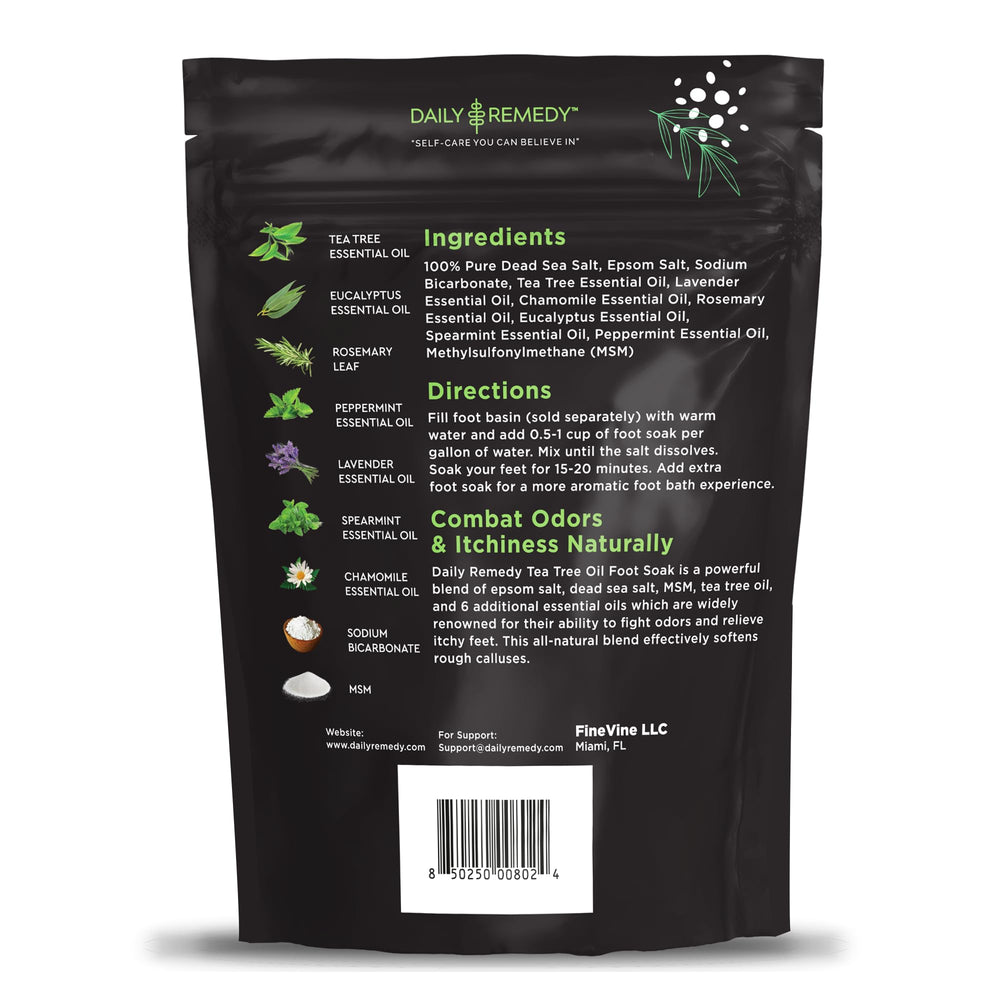 Daily Remedy remojo-pies sal-epsom para relajar pies cansados