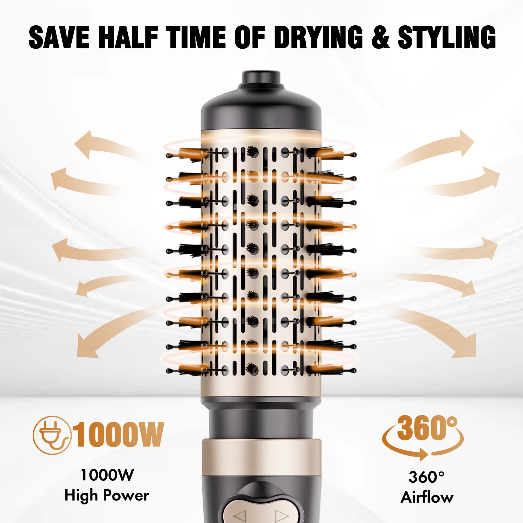 DAILYLIFE ceramic coating barrel distributes heat evenly for safer styling.
