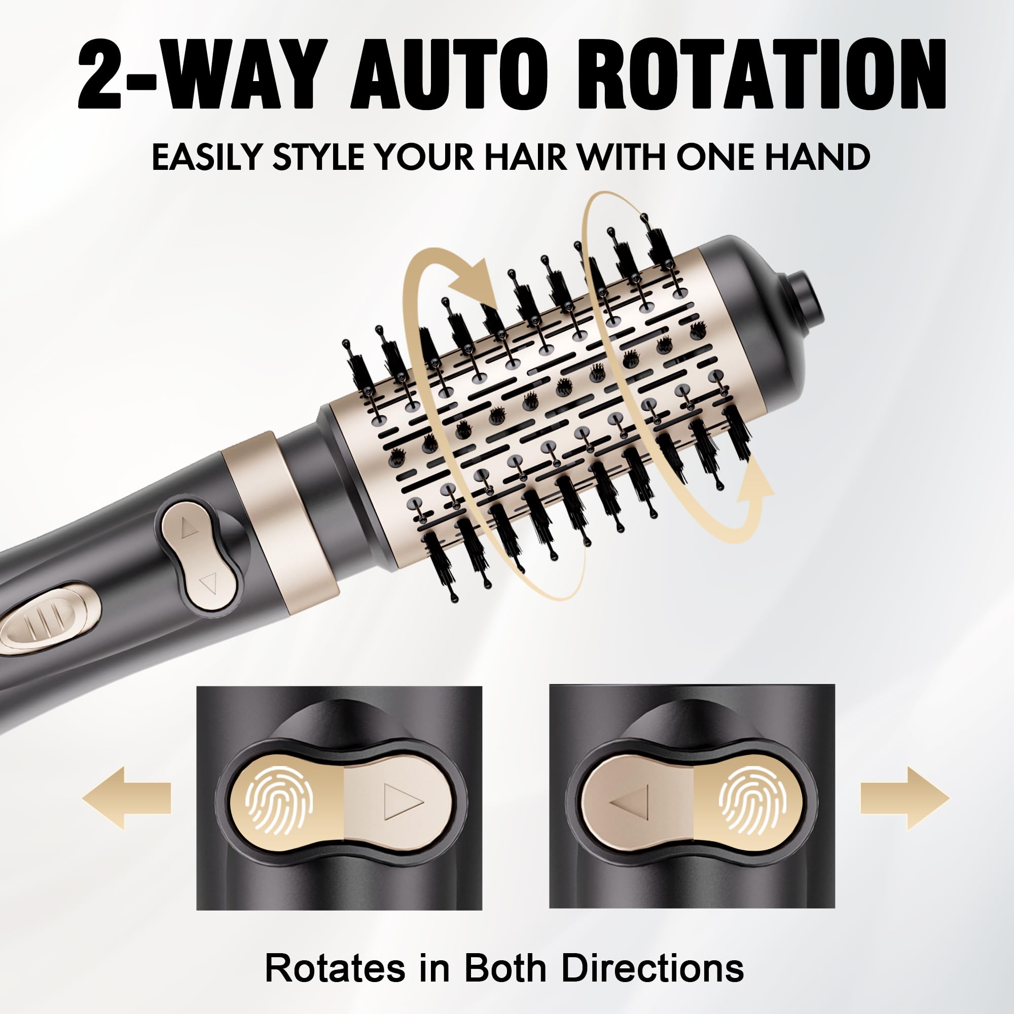 DAILYLIFE rotating brush with one-point-five-inch head for precise sectioning.