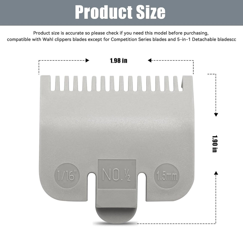 Two-pack Dairrr Fuuu guard image, easy snap-on design for quick fades.