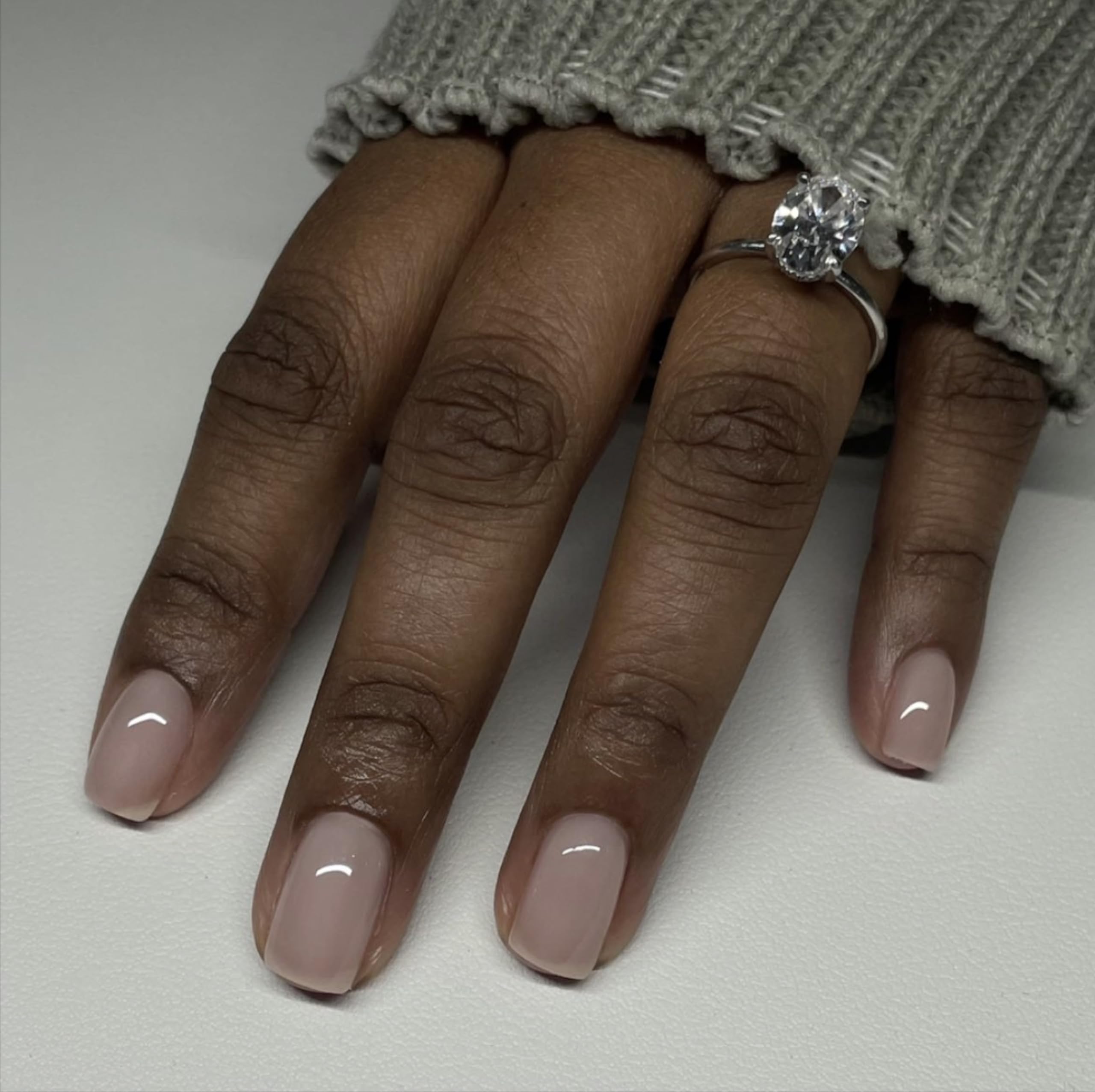DAISY DND at-home manicure setup with gel and lacquer