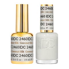 DAISY DND Coconut Silk: esmalte gel translúcido en botella para cobertura natural.