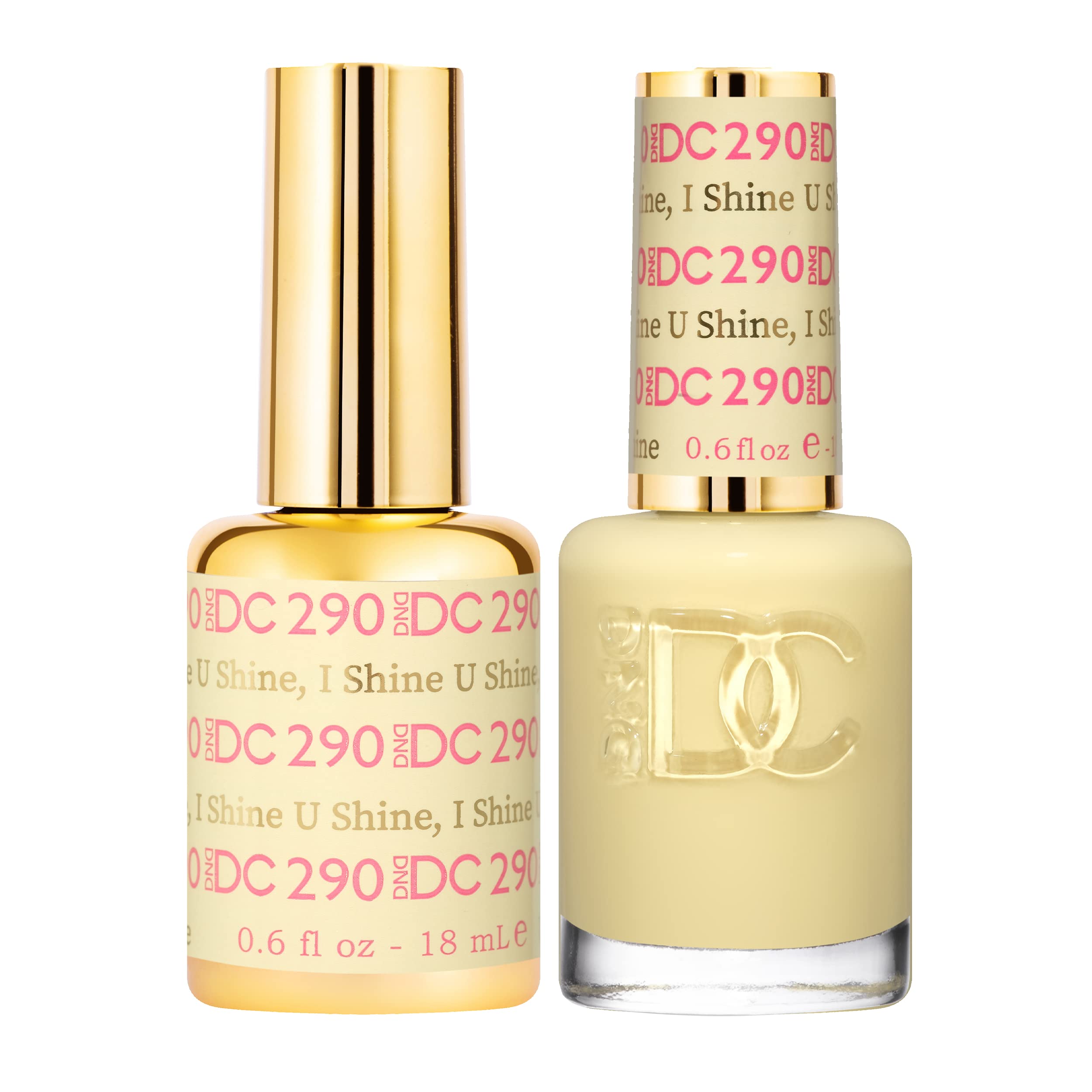 DAISY DND: botellas amarillas para esmalte duradero sin descamación