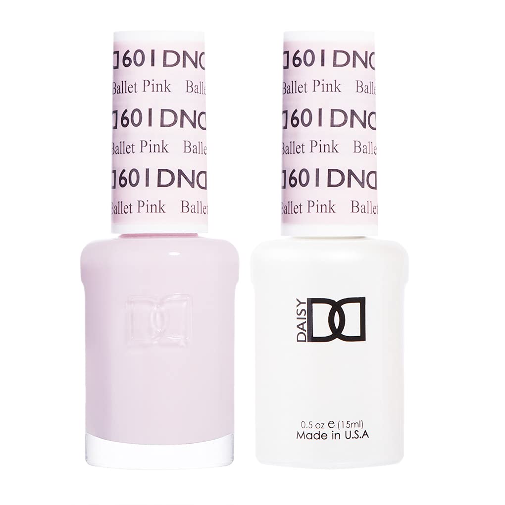 DAISY DND gel para uñas, tono rosa suave 601, cobertura duradera.