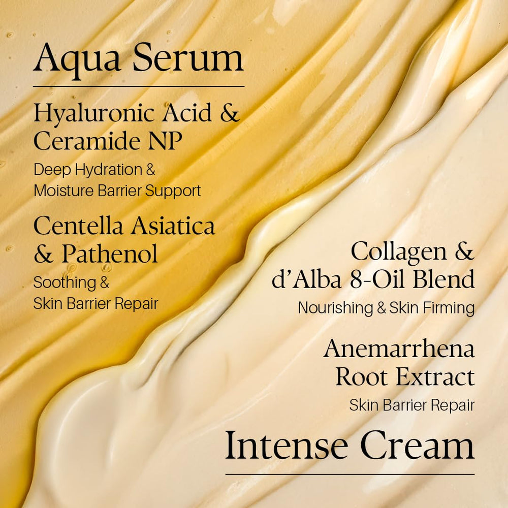 d'alba Piedmont eye-area application showing targeted treatment for fine lines