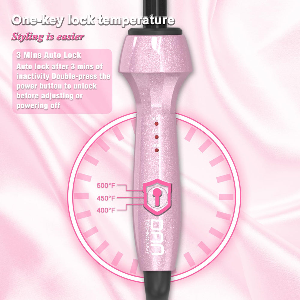 DAN Technology Dan 500℉ hot comb pink ceramic glaze for smooth, glossy hair