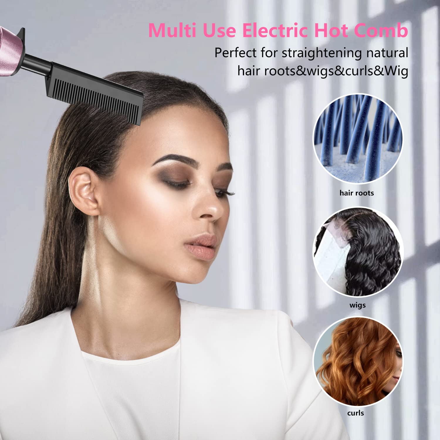 DAN Technology 500 High Heat hot comb suitable for African American hair textures.