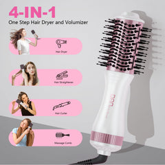 DAN Technology compact oval hot air brush for lightweight styling on the go