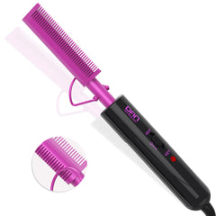 DAN Technology dual voltage hot comb smoothing edges and lace wigs for a polished finish