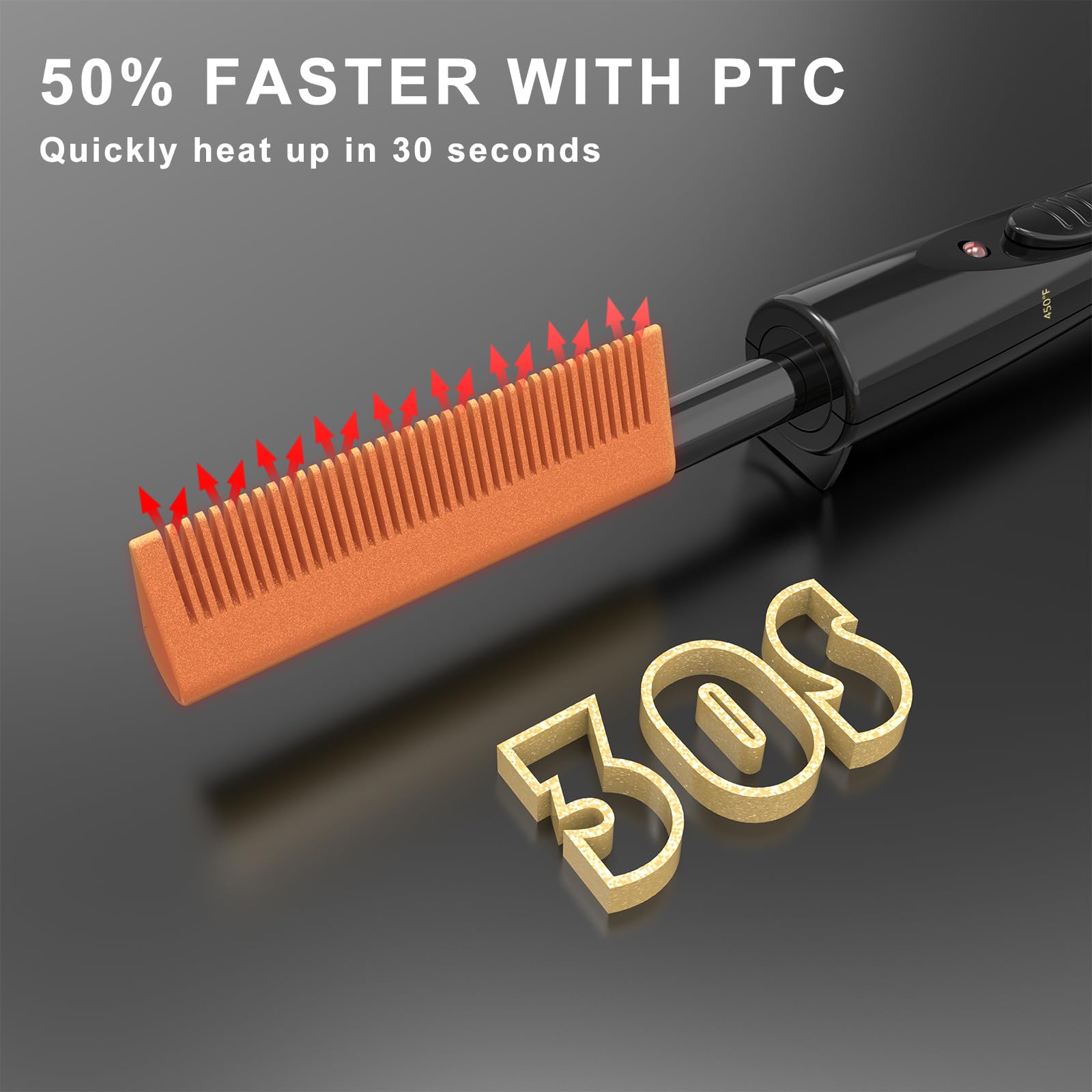 DAN Technology Electric Hot Comb dual voltage enables styling at home or abroad.