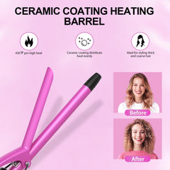 DAN Technology curling iron heats quickly for fast styling sessions