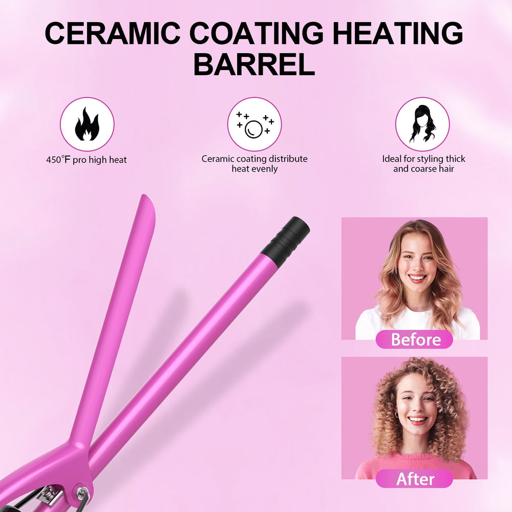 DAN Technology compact curling wand design for travel-friendly styling