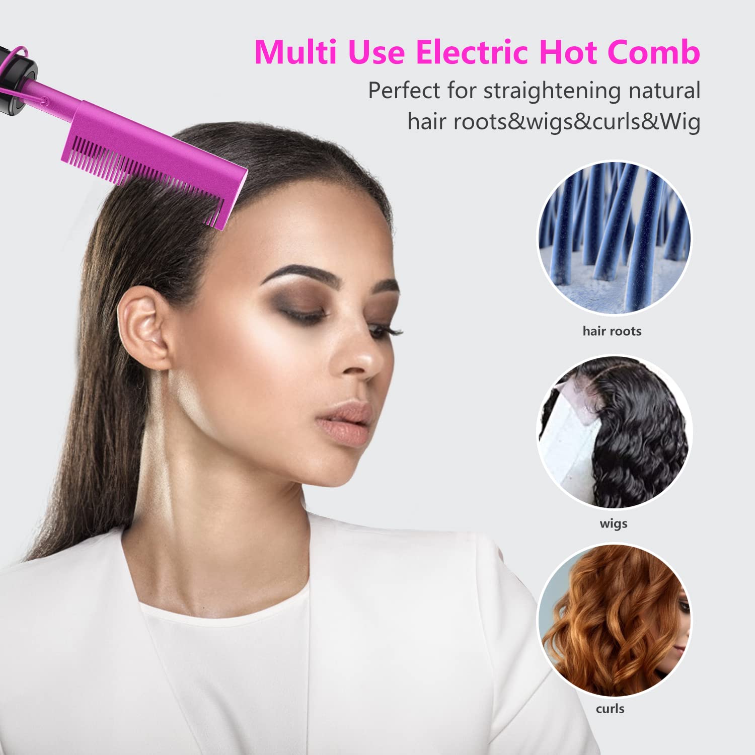 DAN Technology vanity-bag friendly hot comb for daily use.