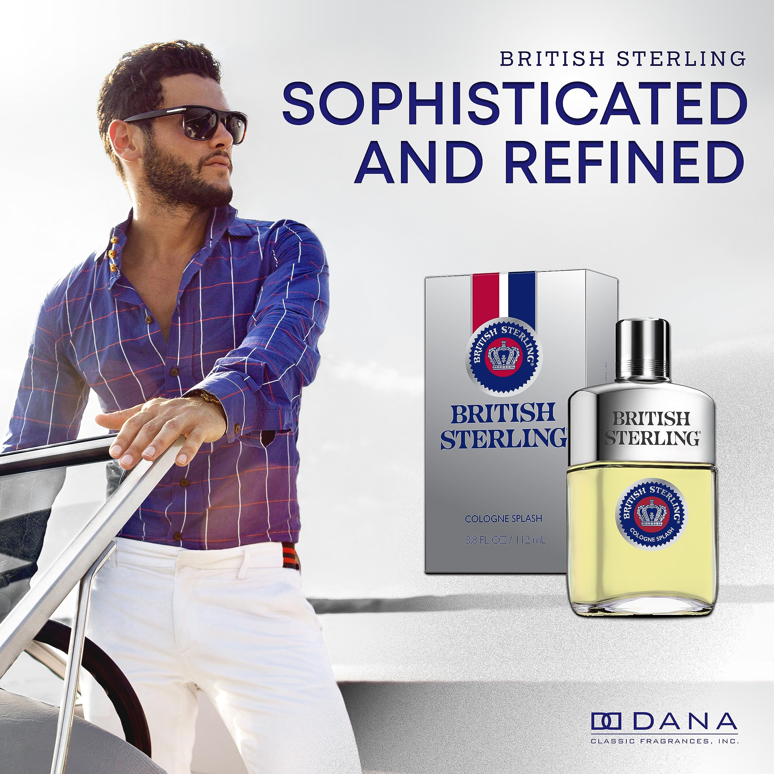 Dana British Sterling cap close-up, premium finish for a refined look.