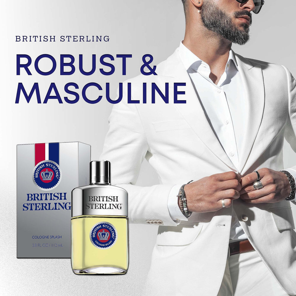 Dana British Sterling splash on skin reveals mint and bergamot opening.