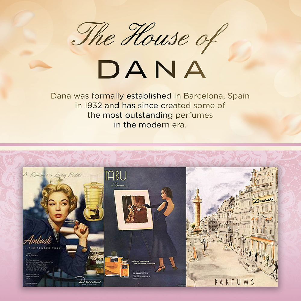 Dana Chantilly EDT mood moment for a romantic evening.