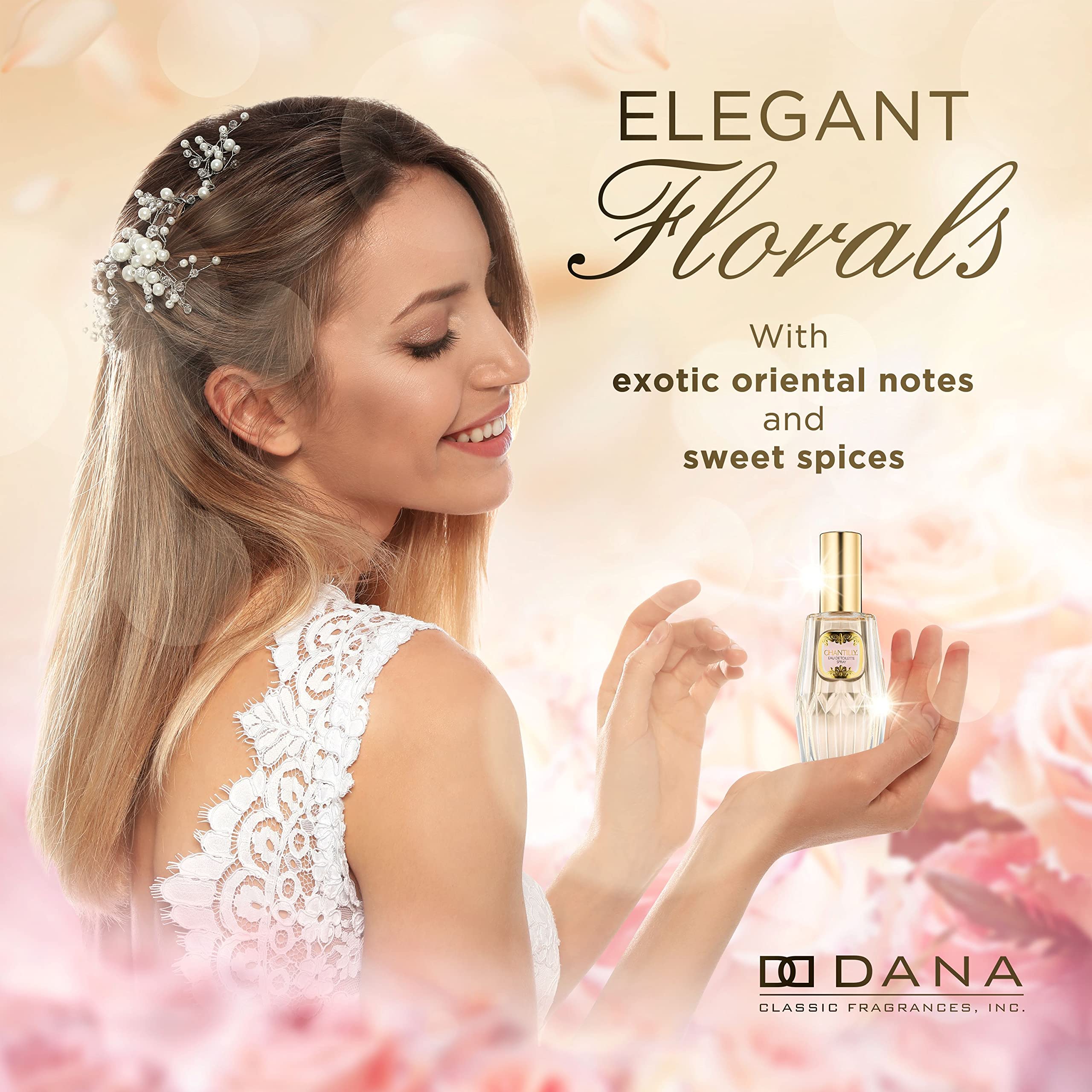Dana Chantilly EDT rose damask heart notes highlight the heart of the fragrance.