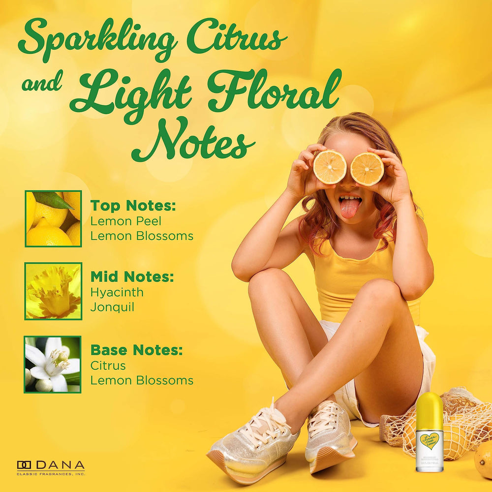 Dana Love's Fresh Lemon on-skin application, crisp, refreshing lift.