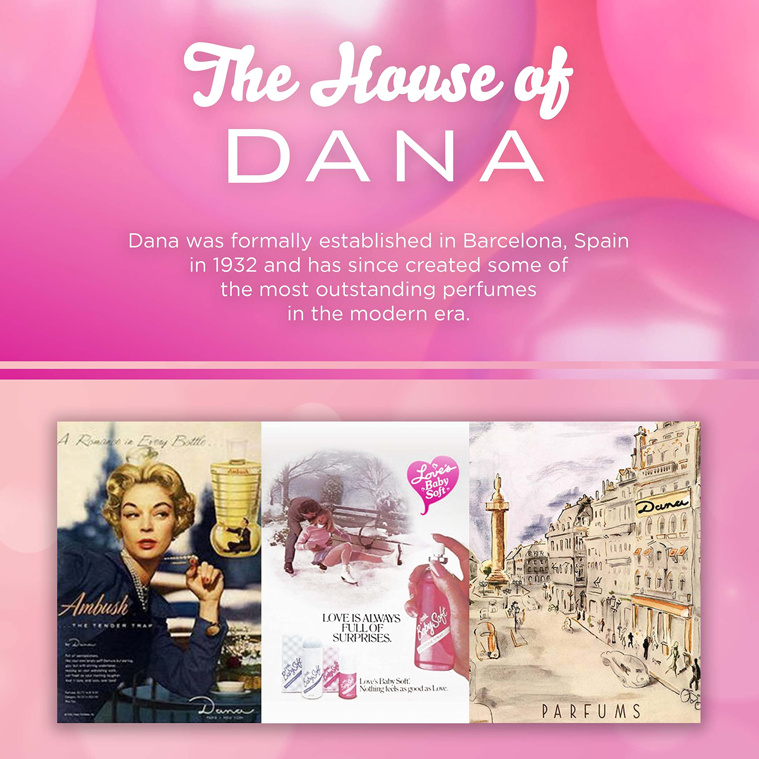 Dana Love's Baby Soft bullet bottle, iconic scent in a compact package