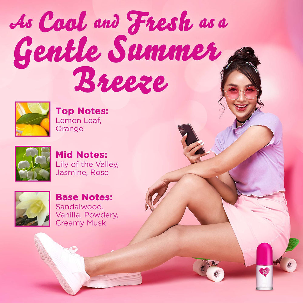 Dana Love's Baby Soft petite bottle, travel-friendly fragrance