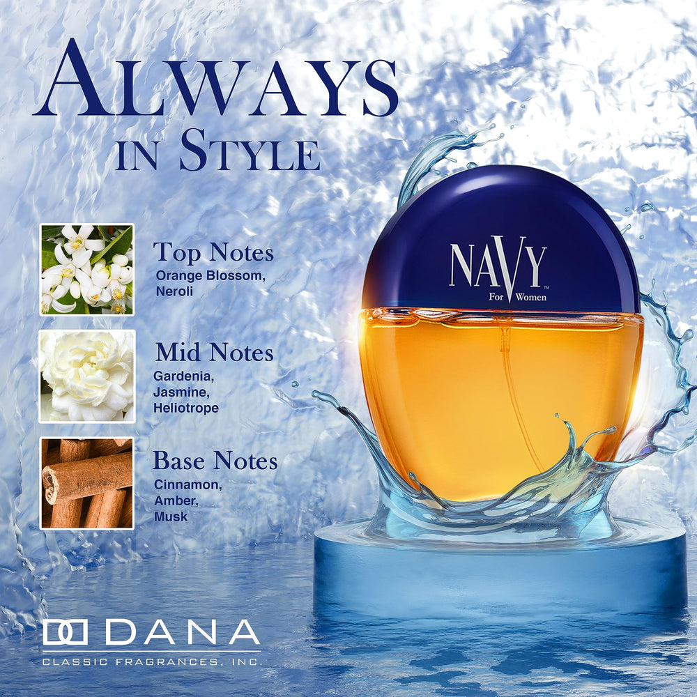 Dana Navy full floral bouquet ambiance suitable for day to night