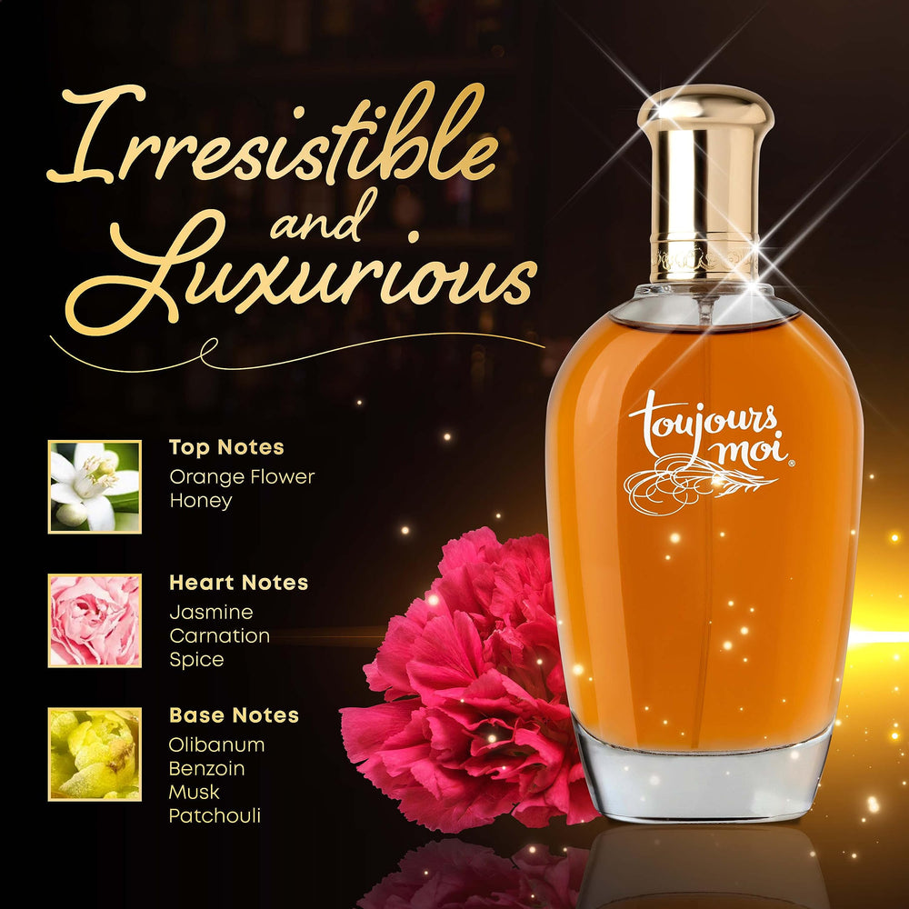 Dana Toujours Moi box packaging signals a luxurious fragrance experience.