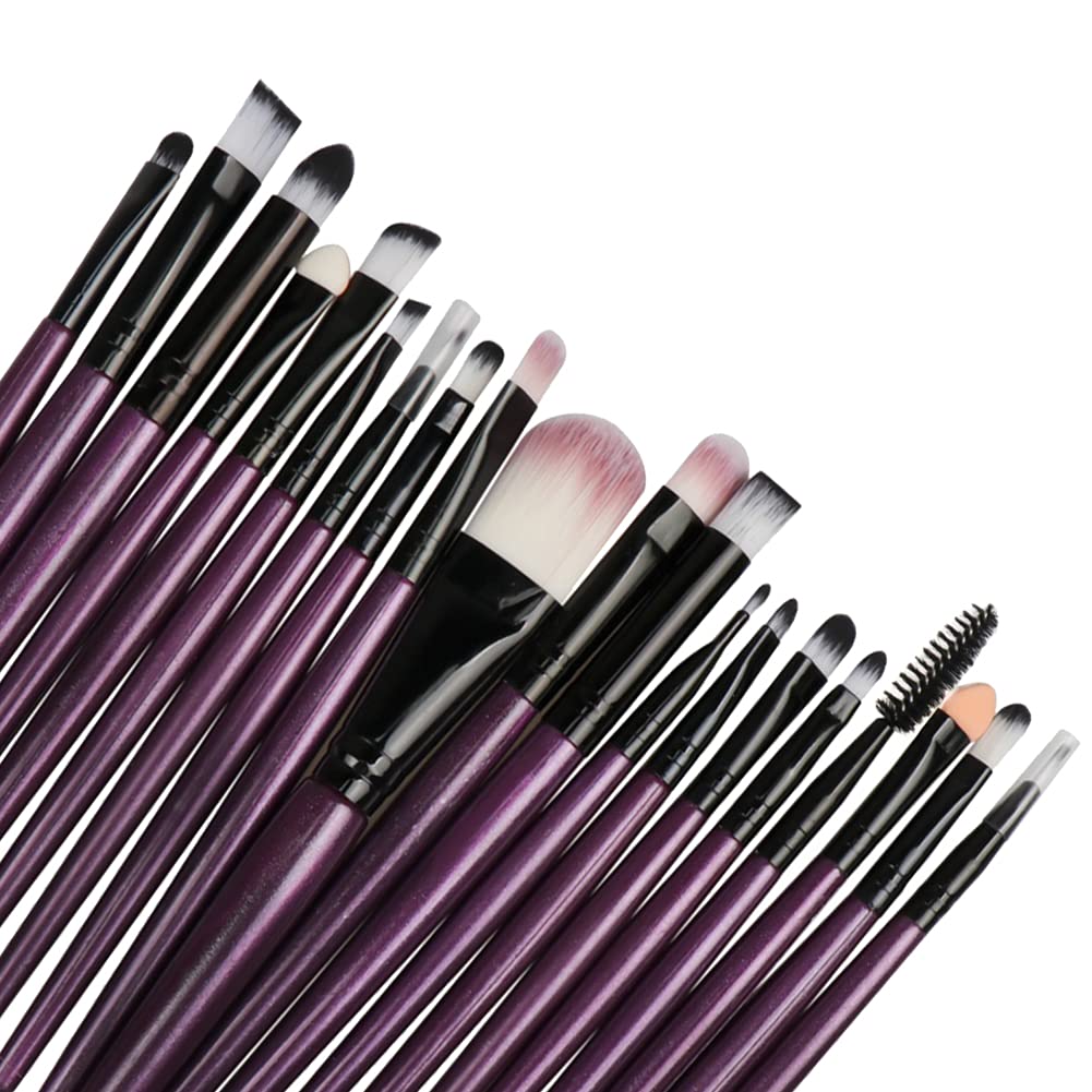 Dancecola stylish design brush set for chic cosmetic bag